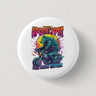 Badge Rond 2,50 Cm Apocalypse du loup-garou