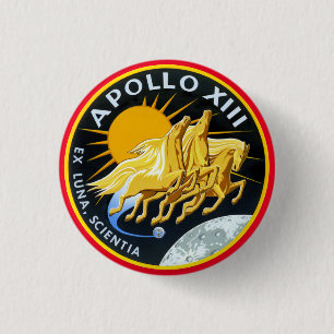 Badge Rond 2,50 Cm Apollo 13 insignes