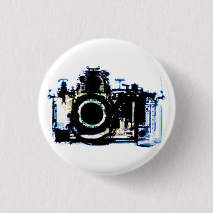 BADGE ROND 2,50 CM APPAREIL-PHOTO DE VISION DE RAYON X - ORIGINAL