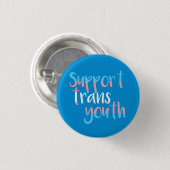 Badge Rond 2,50 Cm Appuyer l'insigne Trans Youth (Devant & derrière)