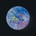 Badge Rond 2,50 Cm Aquarelle de neurone - bouton et Pin<br><div class="desc">Avez-vous besoin d'un neurone supplémentaire pour relever des défis quotidiens ?
Ouais,  vous pouvez prendre ce neurone mignon avec vous !
Ce neurone pour aquarelle insipred par une image de microscopie trouvée dans un article scientifique</div>