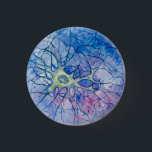 Badge Rond 2,50 Cm Aquarelle de neurone - bouton et Pin<br><div class="desc">Avez-vous besoin d'un neurone supplémentaire pour relever des défis quotidiens ?
Ouais,  vous pouvez prendre ce neurone mignon avec vous !
Ce neurone pour aquarelle insipred par une image de microscopie trouvée dans un article scientifique</div>