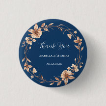 Aquarelle vintage rose dorée Daisy Floral Botanica