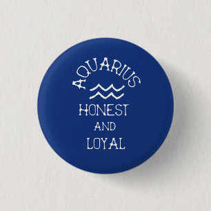 Badge Rond 2,50 Cm Aquarius