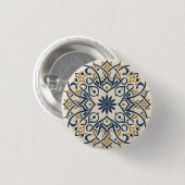 Badge Rond 2,50 Cm arabesque (Devant & derrière)