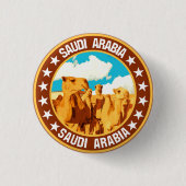 Badge Rond 2,50 Cm Arabie saoudite (Devant)
