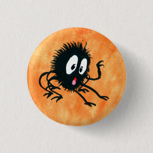 Badge Rond 2,50 Cm Araignée cuite !