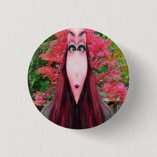 Badge Rond 2,50 Cm Arbre (Devant)