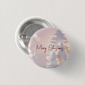 Badge Rond 2,50 Cm Arbre de Noël (Devant & derrière)