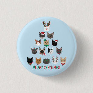 Badge Rond 2,50 Cm Arbre de Noël