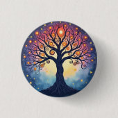 BADGE ROND 2,50 CM ARBRE DE VIE (Devant)