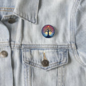 BADGE ROND 2,50 CM ARBRE DE VIE (En situation)