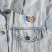 BADGE ROND 2,50 CM ARBRE DE VIE (En situation)