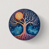 BADGE ROND 2,50 CM ARBRE DE VIE (Devant)