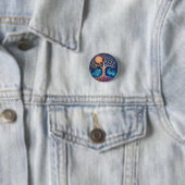 BADGE ROND 2,50 CM ARBRE DE VIE (En situation)