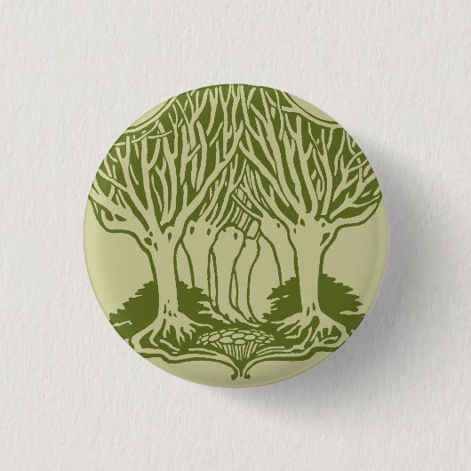 Badge Rond 2,50 Cm Arbres (Devant)