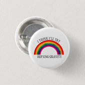Badge Rond 2,50 Cm Arc-en-ciel (Devant & derrière)