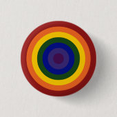 Badge Rond 2,50 Cm Arc-en-ciel (Devant)