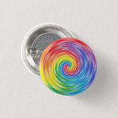 Badge Rond 2,50 Cm Arc-en-ciel de rotation (Devant & derrière)