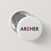 Badge Rond 2,50 Cm Archer (Devant & derrière)