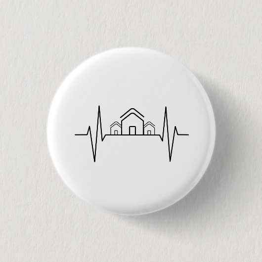Badge Rond 2,50 Cm Architecte - Architecte Maisons à batt (Devant)