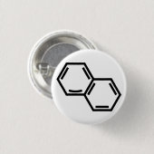 Badge Rond 2,50 Cm Arène heureux (double, noir) (Devant & derrière)