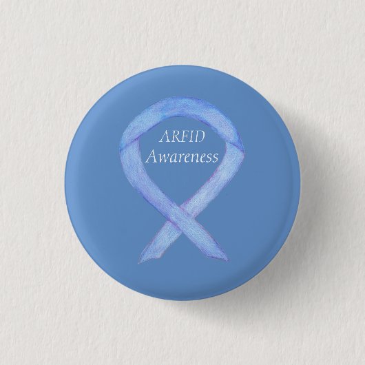 Badge Rond 2,50 Cm ARFID (Trouble alimentaire) Sensibilisation Épine (Devant)