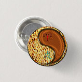 Badge Rond 2,50 Cm Aries et Wood Dog (Devant & derrière)