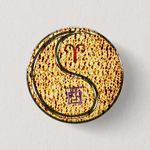 Badge Rond 2,50 Cm Aries & Fire Roster