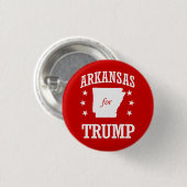 BADGE ROND 2,50 CM ARKANSAS POUR TRUMP (Devant & derrière)