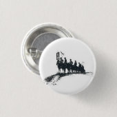 Badge Rond 2,50 Cm Armée de l'anarchiste de Makhno (Devant & derrière)