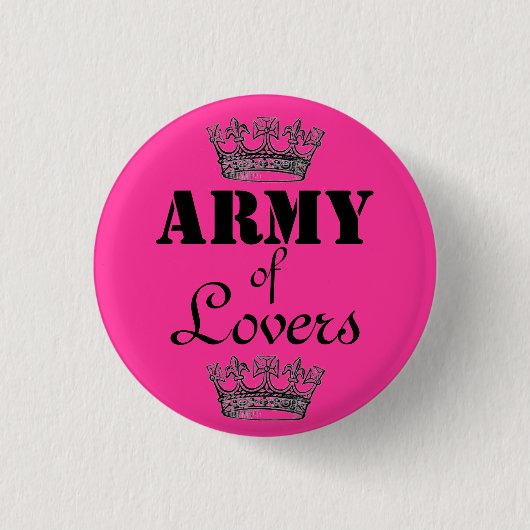Badge Rond 2,50 Cm Armée des amants (Devant)