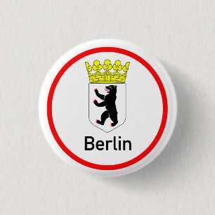 Badge Rond 2,50 Cm Armoiries de Berlin