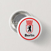 Badge Rond 2,50 Cm Armoiries de Berlin (Devant & derrière)