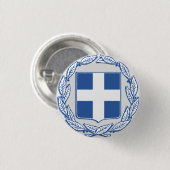 Badge Rond 2,50 Cm Armoiries de la Grèce (Devant & derrière)