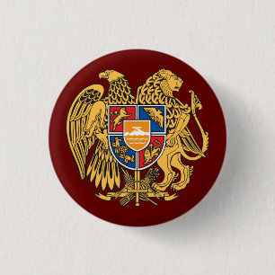 Badge Rond 2,50 Cm Armoiries de l'Arménie