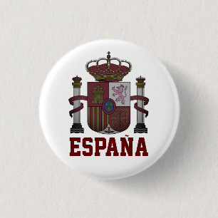 Badge Rond 2,50 Cm Armoiries de l'ESPAGNE