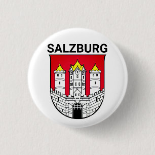 Badge Rond 2,50 Cm Armoiries de Salzbourg - AUTRICHE