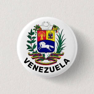 Badge Rond 2,50 Cm Armoiries du Venezuela