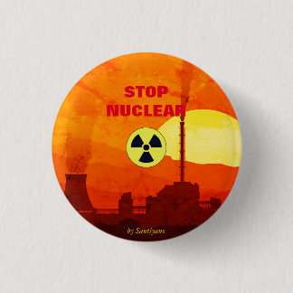 Badge Rond 2,50 Cm Arrêter le nucléaire