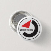 Badge Rond 2,50 Cm Art dans révolution (Devant & derrière)