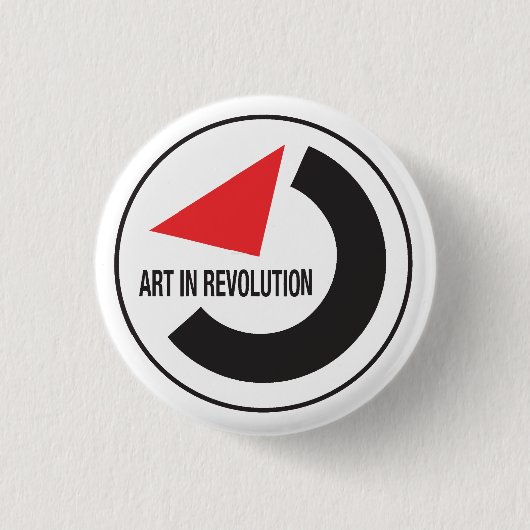Badge Rond 2,50 Cm Art dans révolution (Devant)