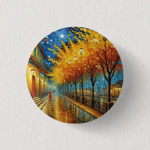 Badge Rond 2,50 Cm Art ・ Van Gogh ・ Beauté éthérée