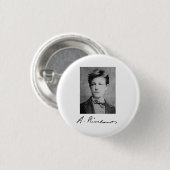 Badge Rond 2,50 Cm Arthur Rimbaud (Devant & derrière)
