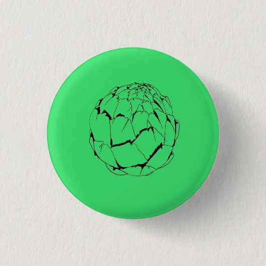Badge Rond 2,50 Cm Artichaut (Devant)