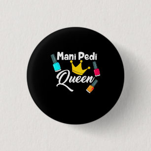 Badge Rond 2,50 Cm Artiste Queen Nail