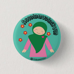 Badge Rond 2,50 Cm Assalamualaikum