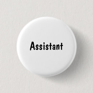 Badge Rond 2,50 Cm Assistant
