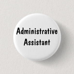 Badge Rond 2,50 Cm Assistant administratif