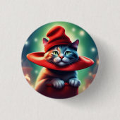 Badge Rond 2,50 Cm assistant cat (Devant)